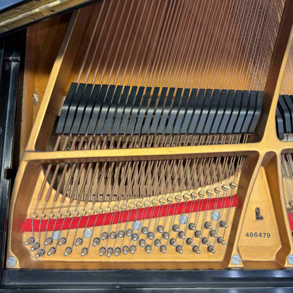 CURRENT SHOP WORK 1983 Steinway & Sons Model L 5'10" Satin Black Commissioned Grand Piano