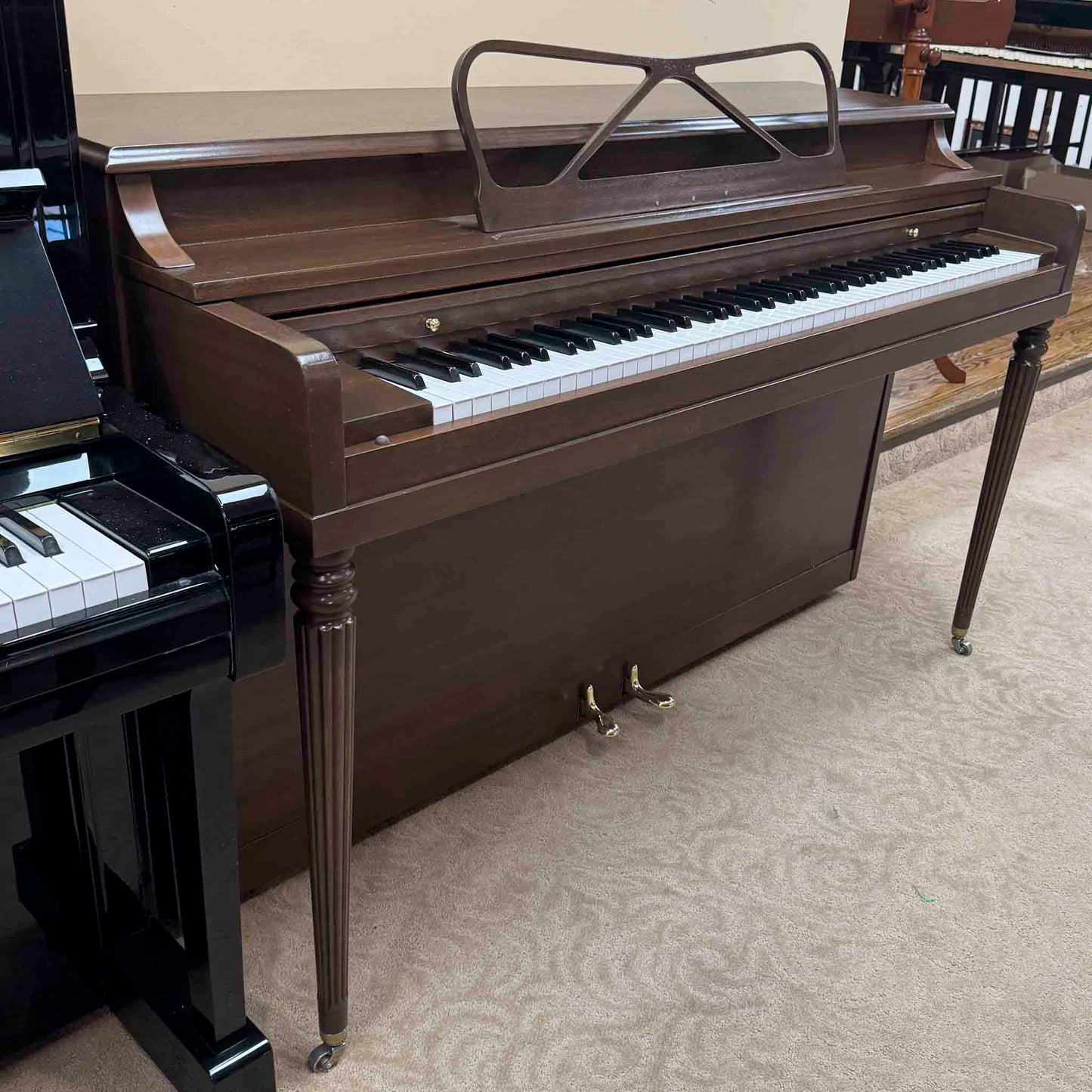 CURRENT SHOP WORK 1960 Hallet Davis 36.5" Commissioned Spinet Piano