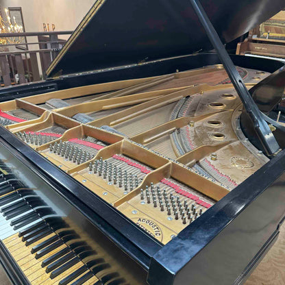 AVAILABLE TO RESTORE: CALL FOR CUSTOM PRICING—1925 Baldwin Grand 9' Satin Black Grand Piano