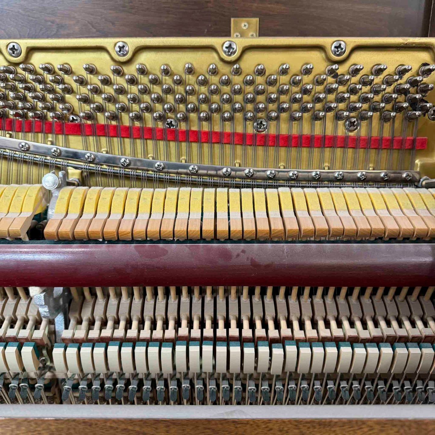 CURRENT SHOP WORK 1979 Charles Walter 43" Walnut Finish Commissioned Console Piano