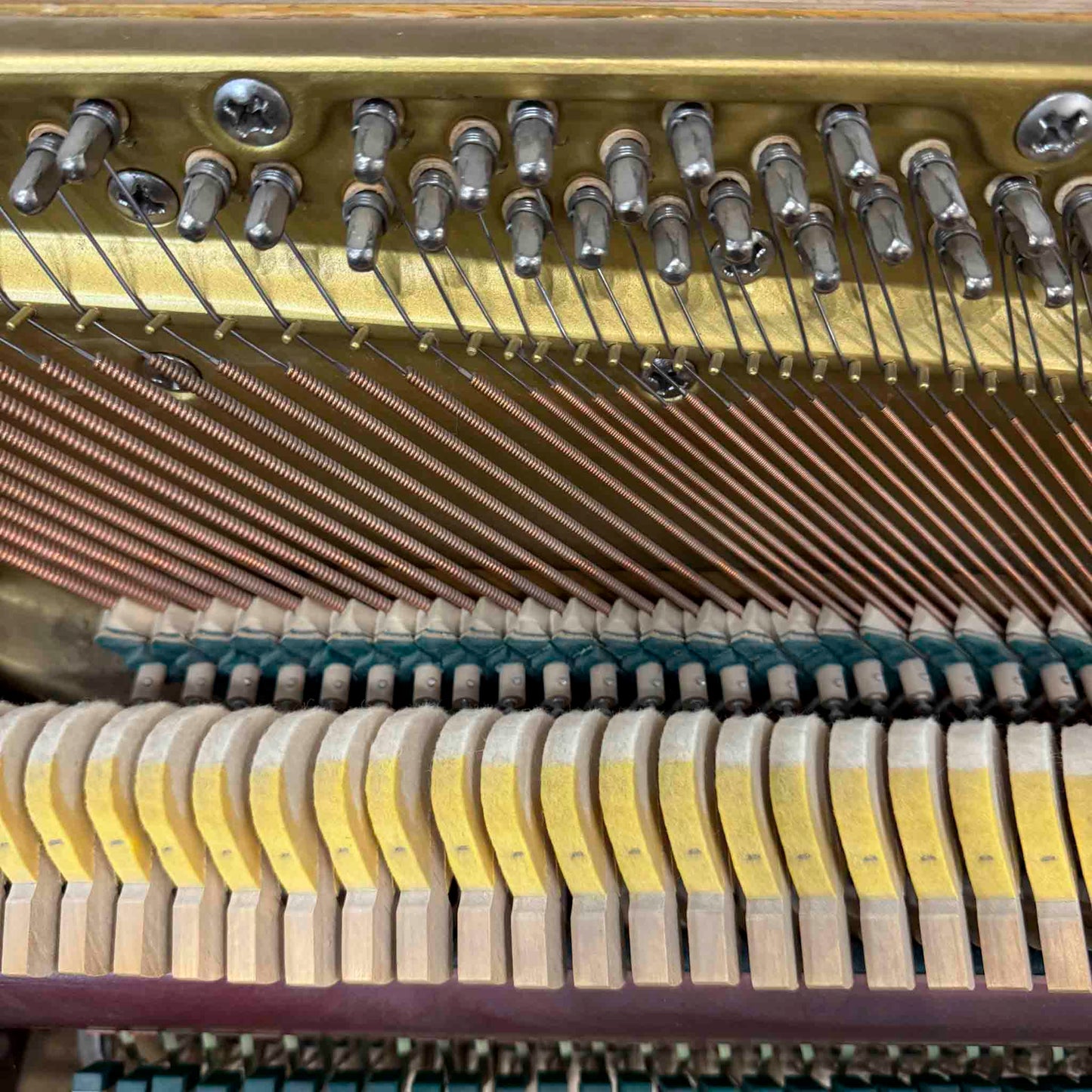 CURRENT SHOP WORK 1979 Charles Walter 43" Walnut Finish Commissioned Console Piano