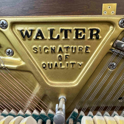 CURRENT SHOP WORK 1979 Charles Walter 43" Walnut Finish Commissioned Console Piano
