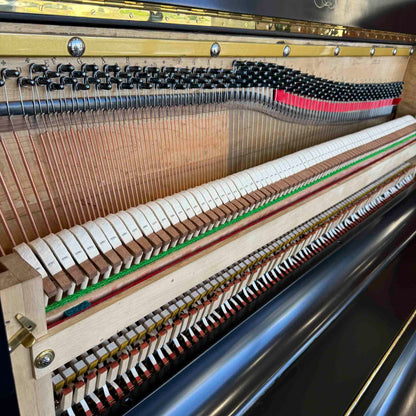 HEIRLOOM RESTORATION 1860's Bernareggi 49" Black Wood Finish Commissioned Upright Piano