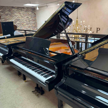 2017 Hallet Davis 148 4'10" Polished Black Baby Grand Piano