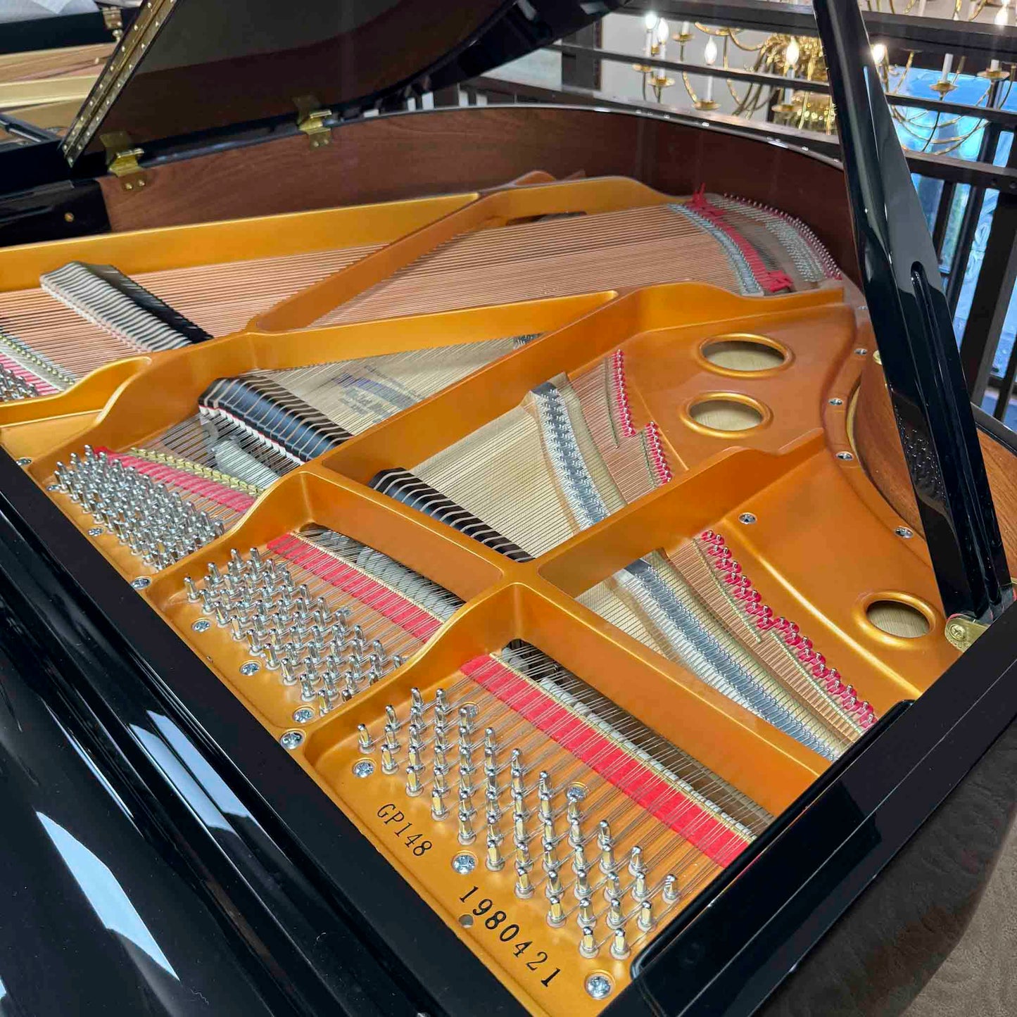 2017 Hallet Davis 148 4'10" Polished Black Baby Grand Piano