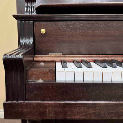 CURRENT SHOP WORK 1908 Werner 57" Wood Finish Commissioned Upright Piano