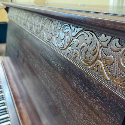 CURRENT SHOP WORK 1908 Werner 57" Wood Finish Commissioned Upright Piano