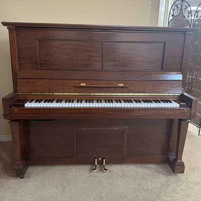 HEIRLOOM RESTORATION 1911 Steinway & Sons 53" Wood Finish Commissioned Upright Piano