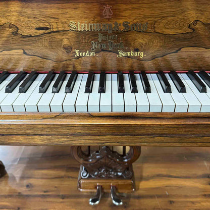 HEIRLOOM RESTORATION 1867 Steinway & Sons 5'10" Wood Finish Commissioned Grand Piano