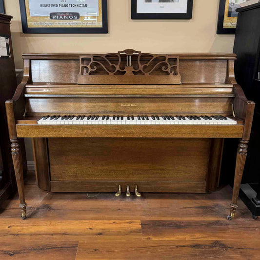 HEIRLOOM RESTORATION 1979 Charles Walter 43" Walnut Finish Commissioned Console Piano