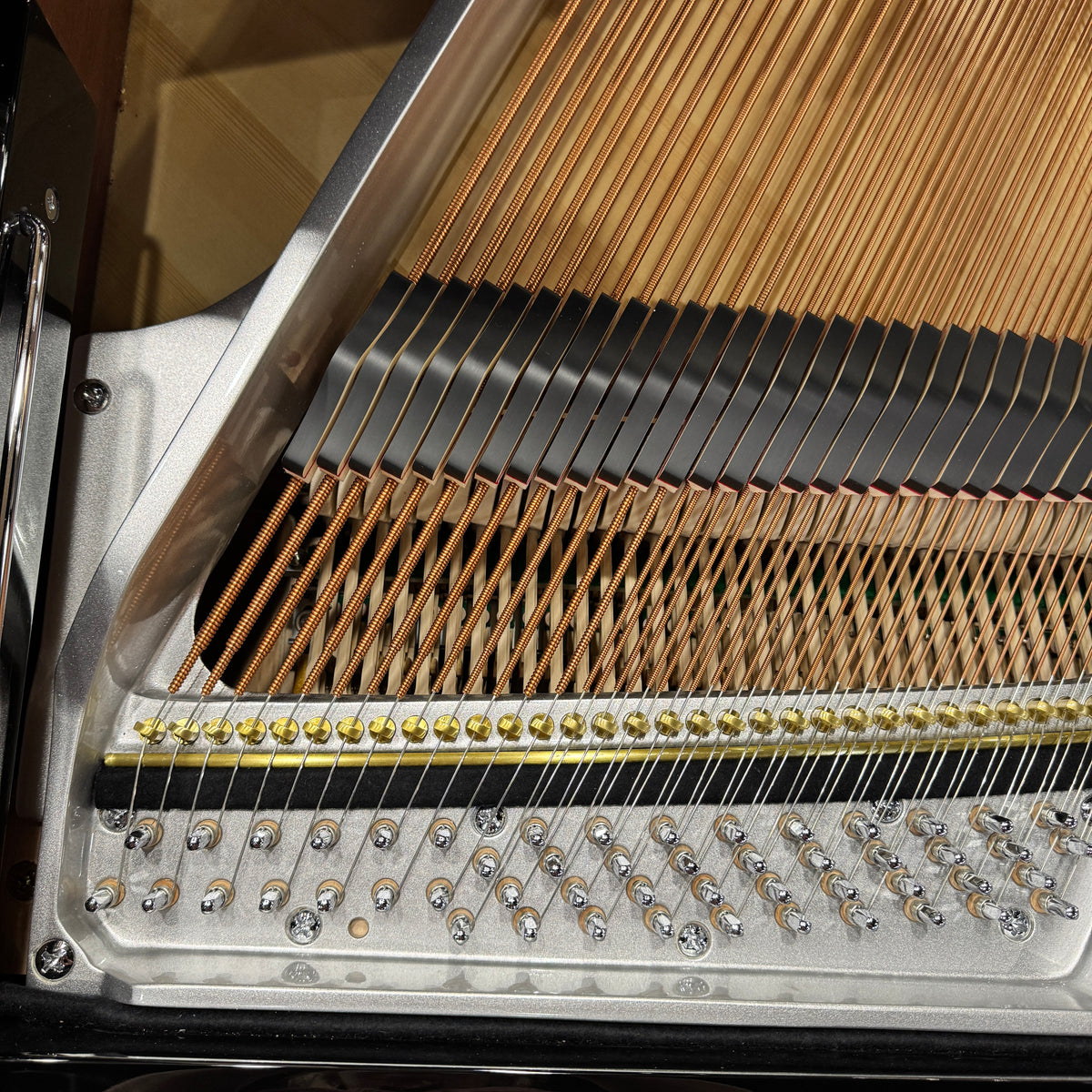 SOLD Hallet Davis 148 4'10" Nickel Trim Baby Grand Piano