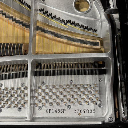 SOLD Hallet Davis 148 4'10" Nickel Trim Baby Grand Piano