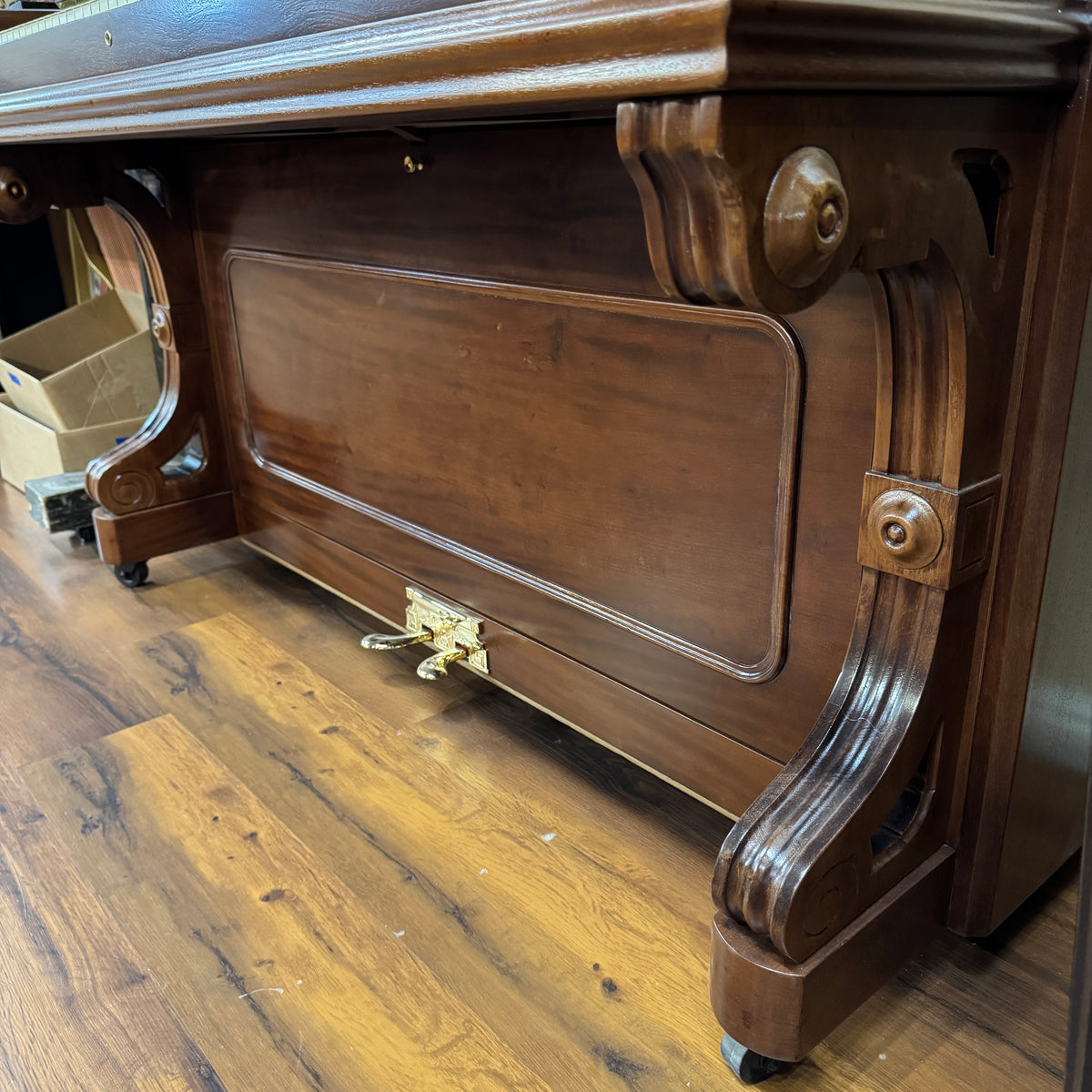 HEIRLOOM RESTORATION 1891 Weber Wood Finish 50" Commissioned Upright Piano