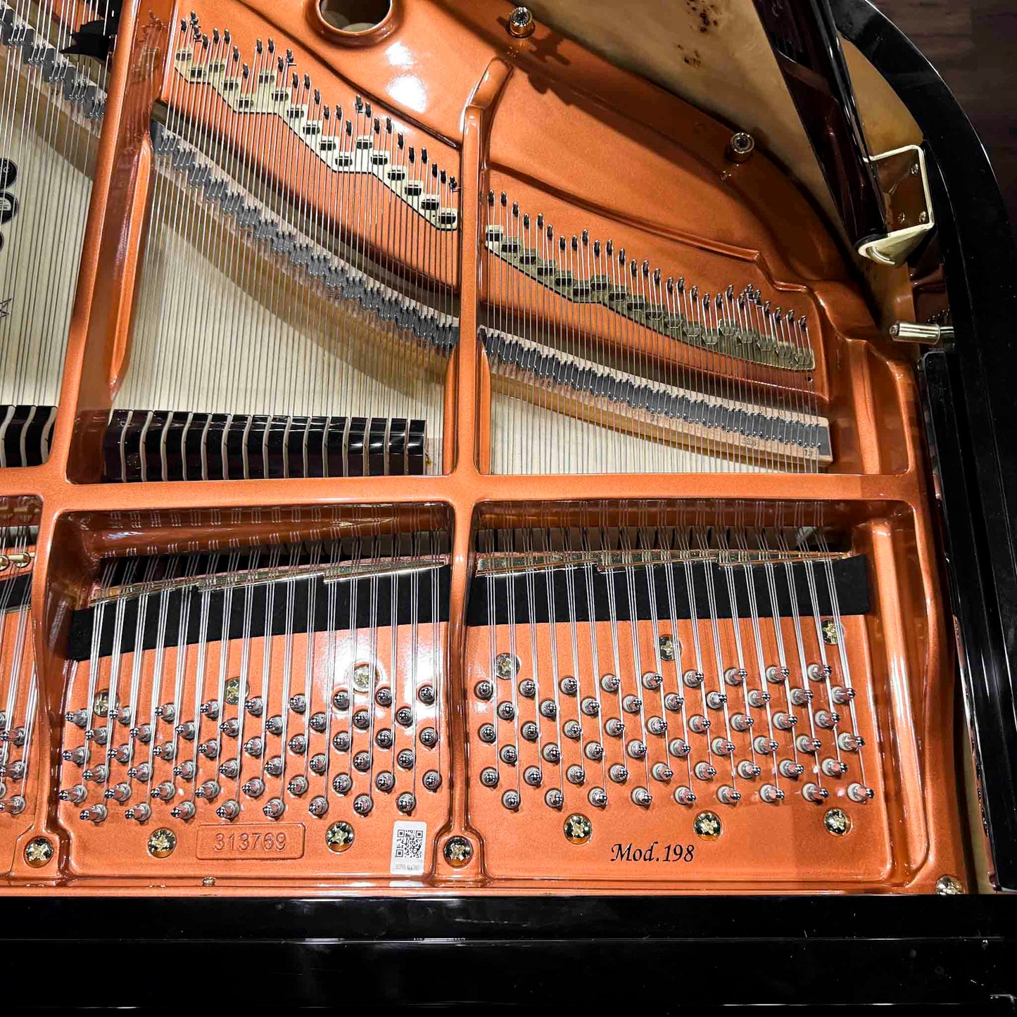 Hailun 198 6'6" Polished Black Grand Piano with Self Playing System