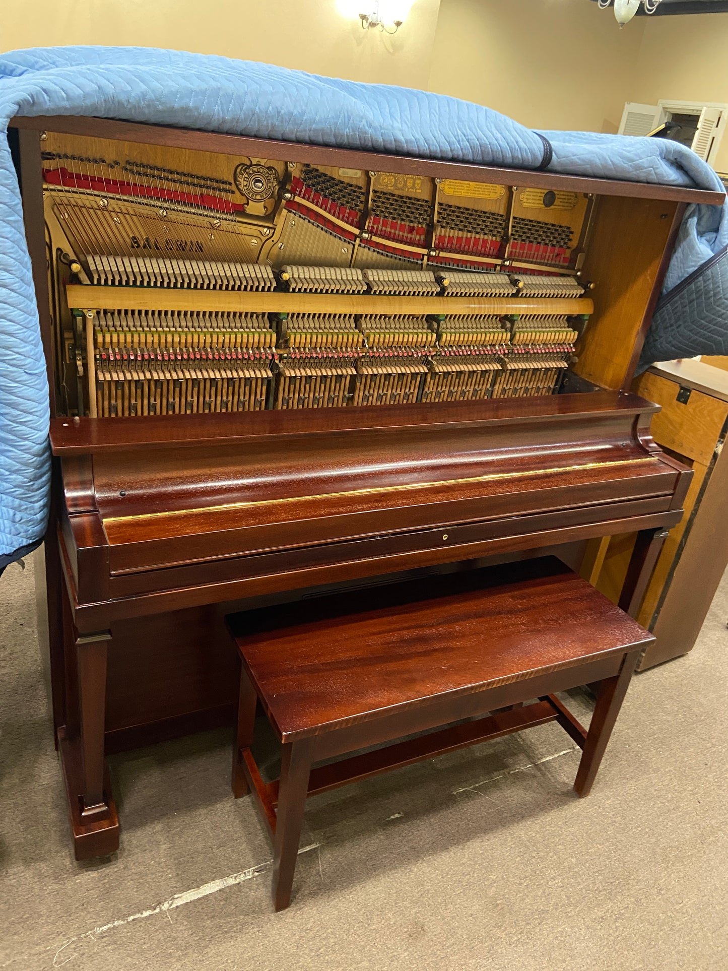 HEIRLOOM RESTORATION 1902 Baldwin Wood Finish Commissioned Vintage Upright Player Piano