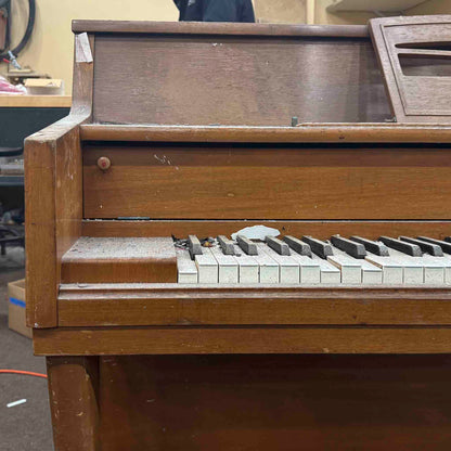 SOLD 1972 Yamaha 39" Wood Finish Commissioned Spinet Piano