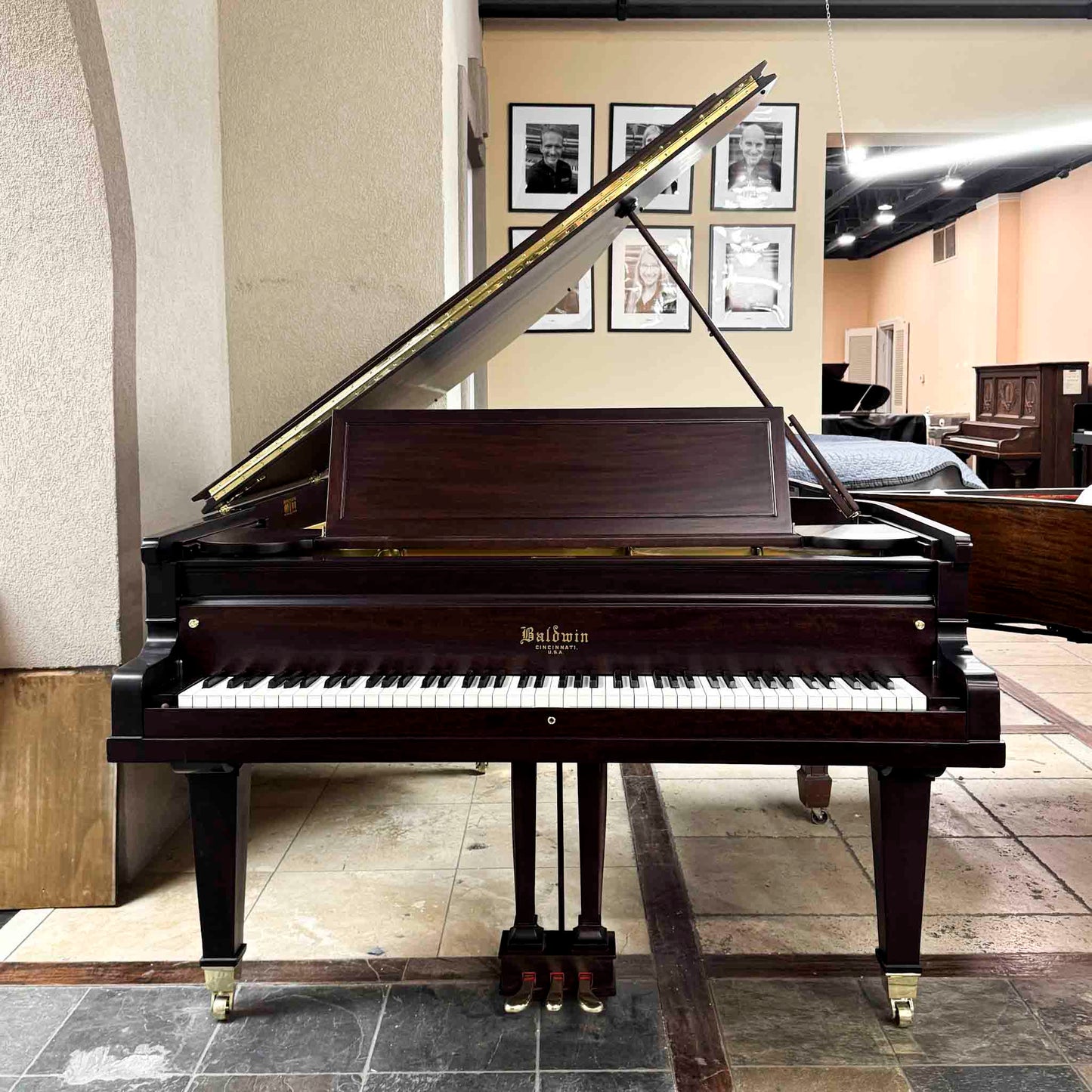 SOLD - 1917 Baldwin Wood Finish Commissioned Grand Piano