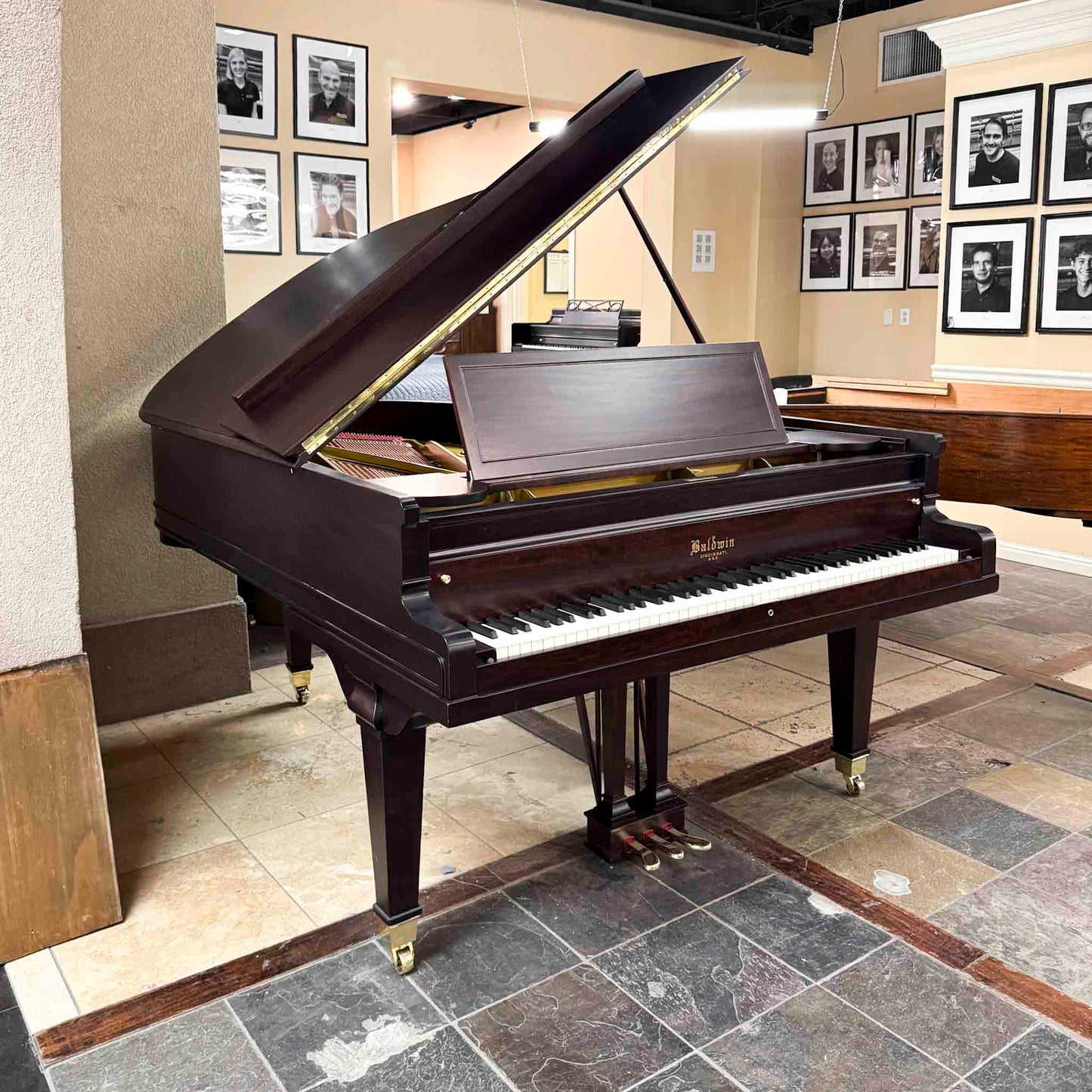 SOLD - 1917 Baldwin Wood Finish Commissioned Grand Piano