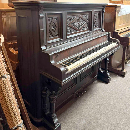 CURRENT SHOP WORK - 1901 Cunningham 56" Commissioned Upright Piano
