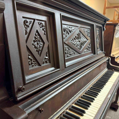 CURRENT SHOP WORK - 1901 Cunningham 56" Commissioned Upright Piano