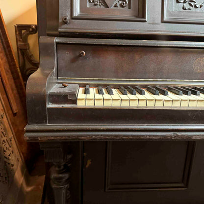 CURRENT SHOP WORK - 1901 Cunningham 56" Commissioned Upright Piano