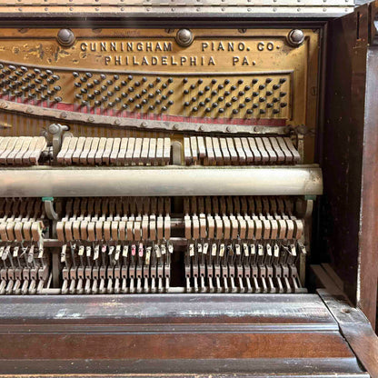 CURRENT SHOP WORK - 1901 Cunningham 56" Commissioned Upright Piano