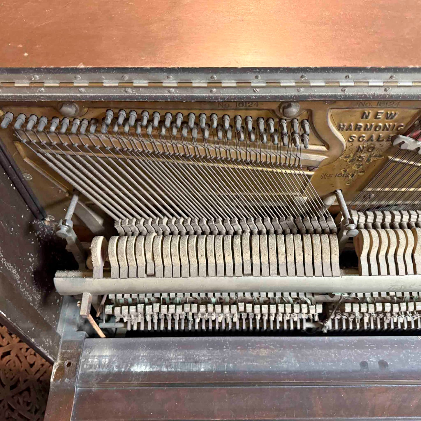 CURRENT SHOP WORK - 1901 Cunningham 56" Commissioned Upright Piano