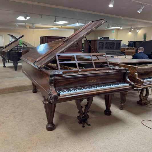 CURRENT SHOP WORK - Chickering 8' Rosewood Commissioned Grand Piano