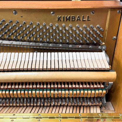 SOLD 1951 Kimball 42" Wood Finish Console Piano