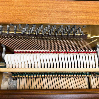 SOLD 1951 Kimball 42" Wood Finish Console Piano