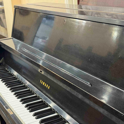 CURRENT SHOP WORK - 1968 Yamaha P2 44" Satin Black Commissioned Console Piano
