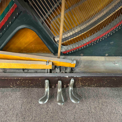 CURRENT SHOP WORK - 1907 Walworth Schulz & Co. 56" Mahogany Wood Finish Commissioned Upright Piano