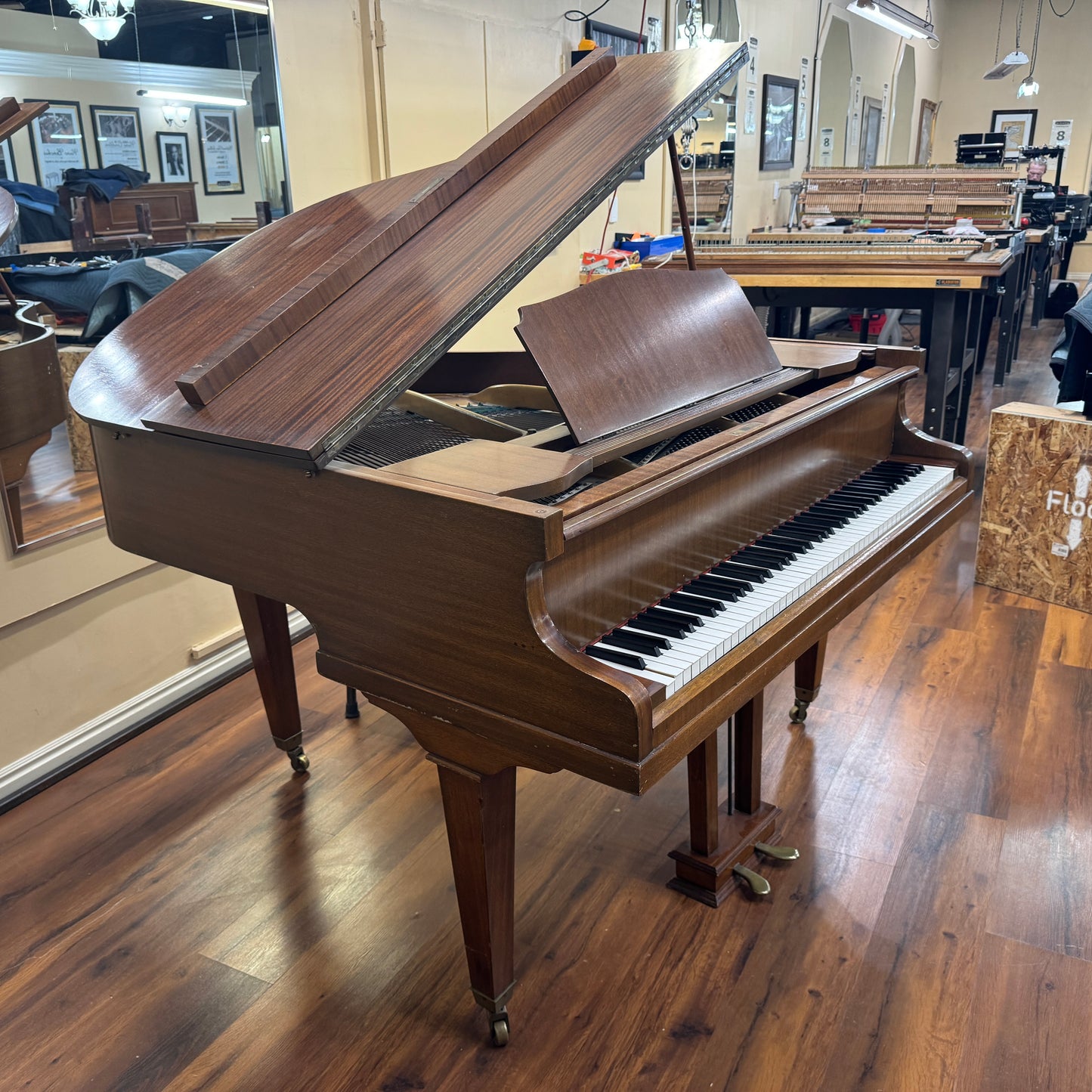 CURRENT SHOP WORK - Herrburger Brooks Commissioned Baby Grand Piano