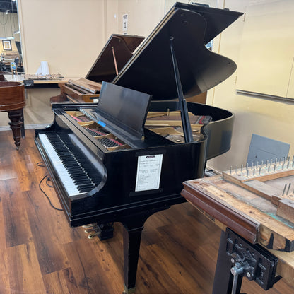 CURRENT SHOP WORK - 1978 Baldwin R 5'7" Satin Black Commissioned Grand Piano