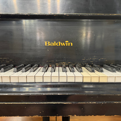CURRENT SHOP WORK - 1978 Baldwin R 5'7" Satin Black Commissioned Grand Piano