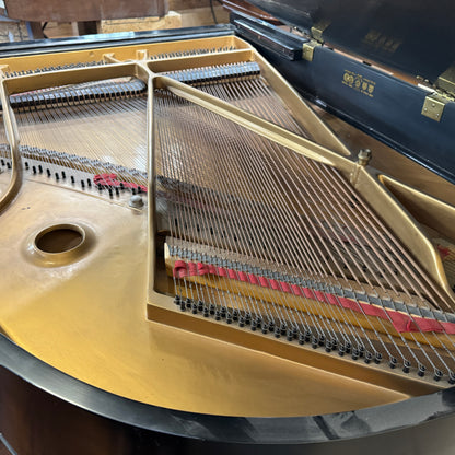 CURRENT SHOP WORK - 1978 Baldwin R 5'7" Satin Black Commissioned Grand Piano