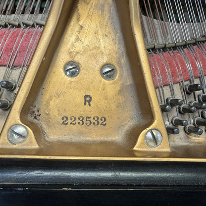 CURRENT SHOP WORK - 1978 Baldwin R 5'7" Satin Black Commissioned Grand Piano