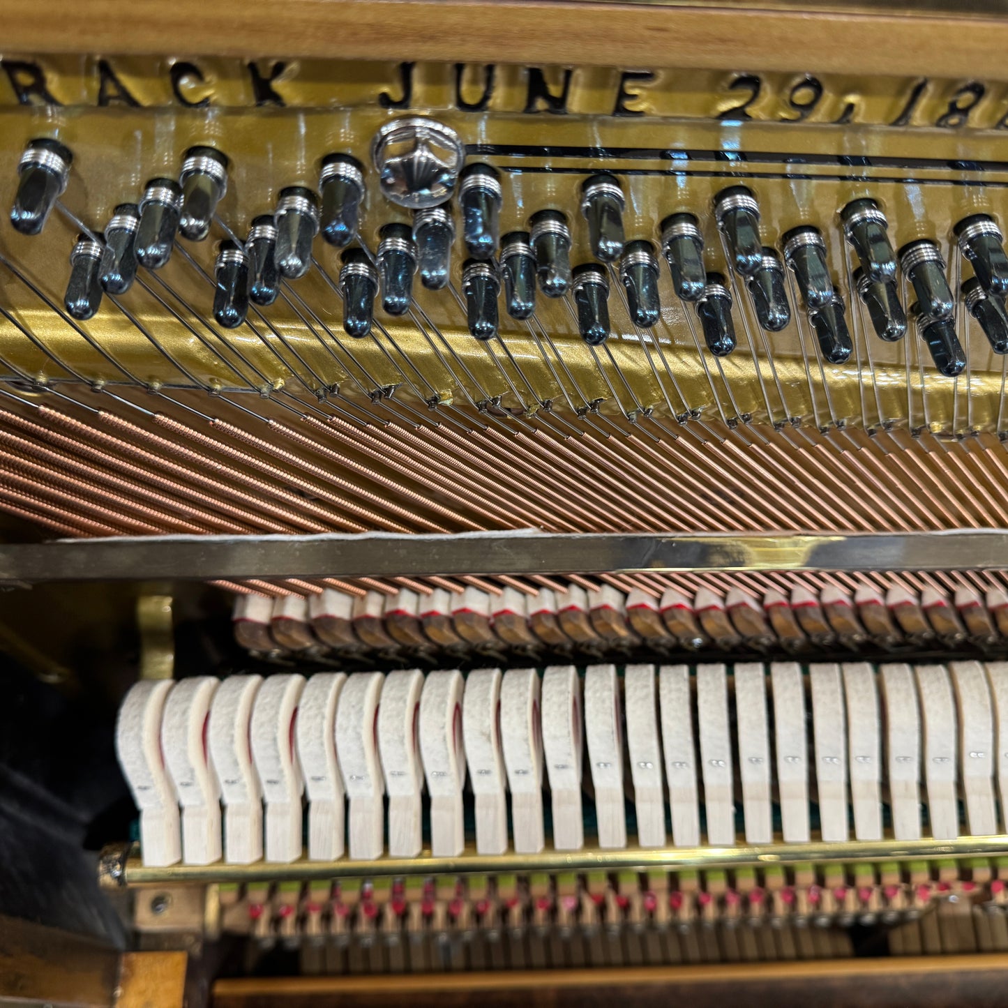 1880 Kranich & Bach 47" Wood Finish Upright Piano