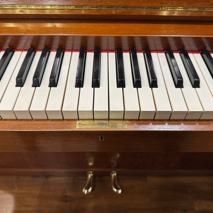 1960 Louis Zwicki 36" Teak Wood Finish Spinet Piano