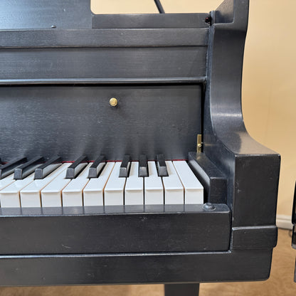 1928 Harrington 5'1" Black Satin Baby Grand Piano