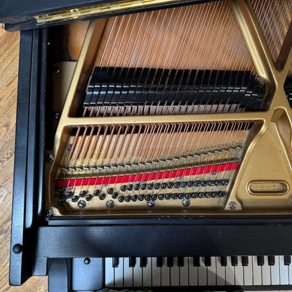 1928 Harrington 5'1" Black Satin Baby Grand Piano