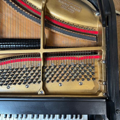 1928 Harrington 5'1" Black Satin Baby Grand Piano