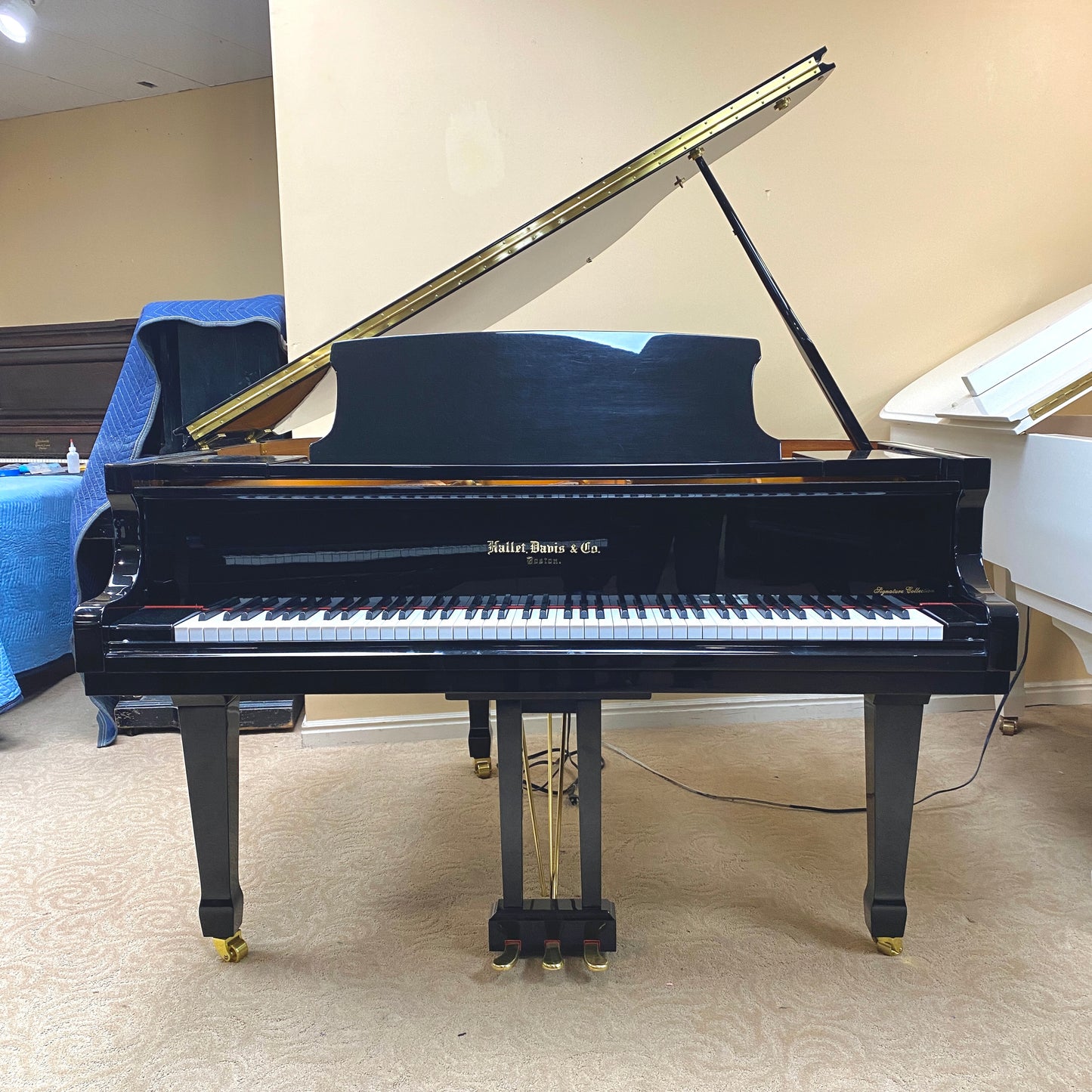CURRENT SHOP WORK - Hallet Davis 148 Commissioned Grand Piano
