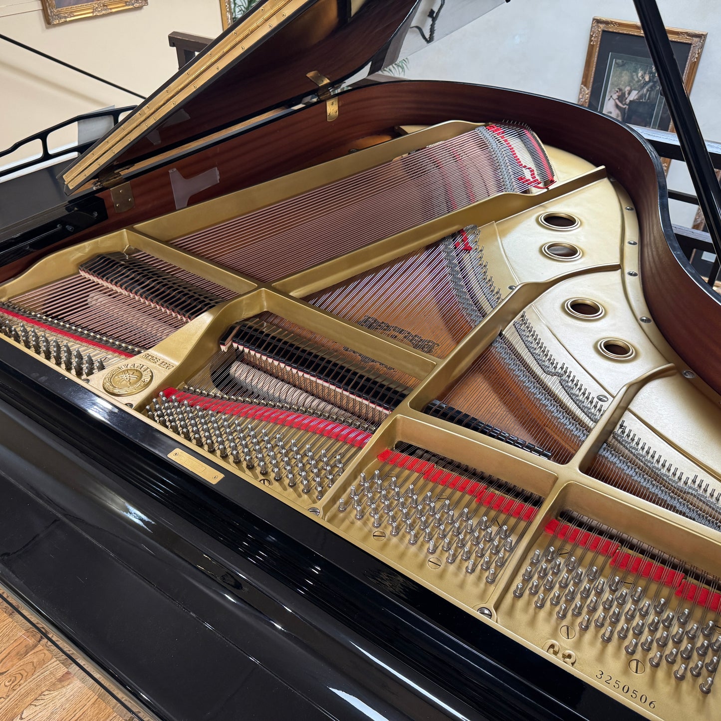 1980 Yamaha C3 6'1" Polished Black Grand Piano