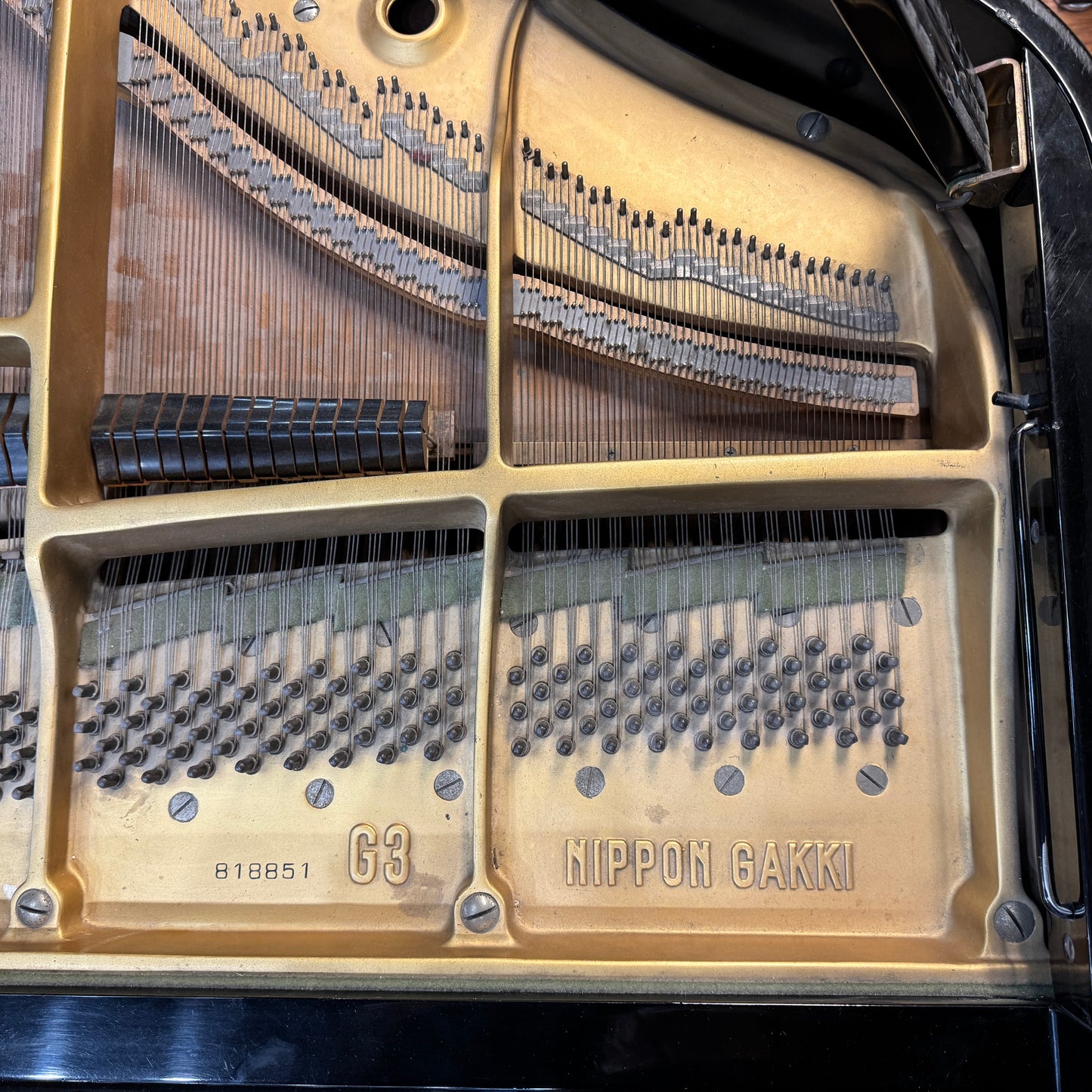 SOLD 1969 Yamaha G3 6' Satin Black Commissioned Grand Piano