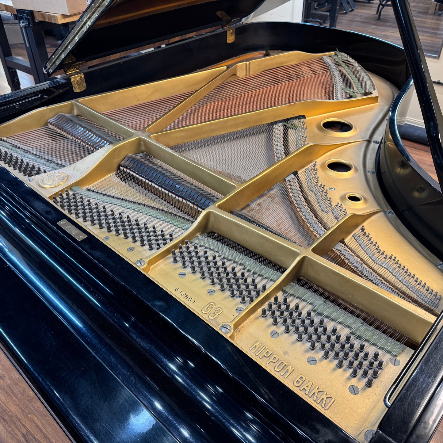 SOLD 1969 Yamaha G3 6' Satin Black Commissioned Grand Piano