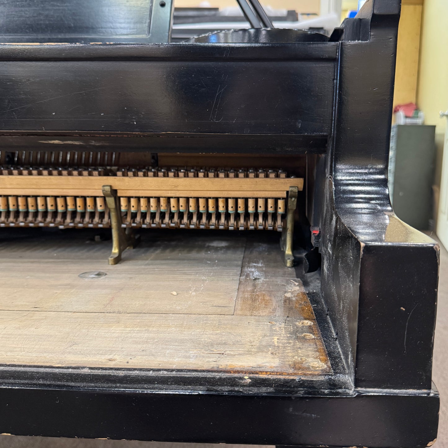 CURRENT SHOP WORK - 1922 Baldwin R 5'8" Black Satin Commissioned Grand Piano
