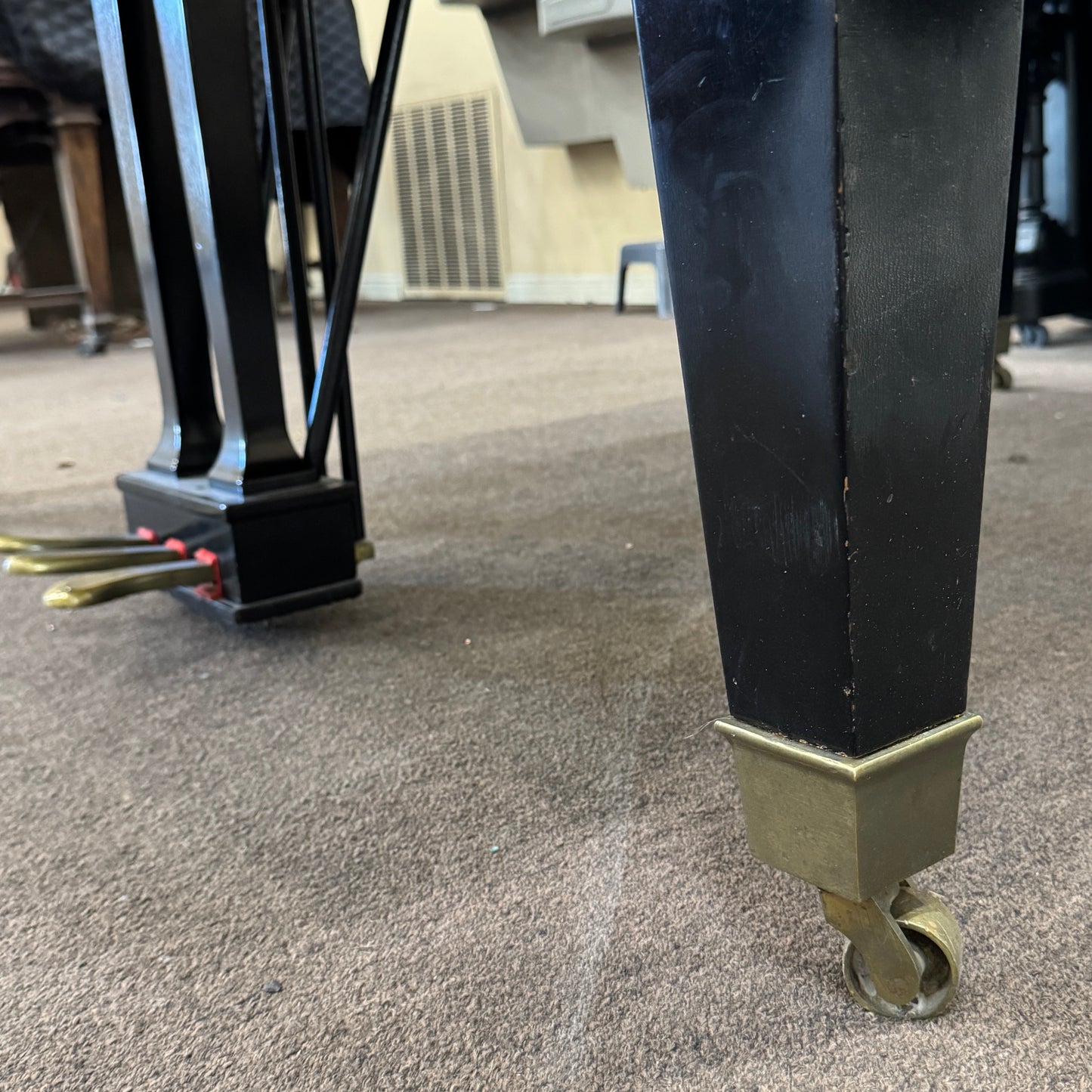 CURRENT SHOP WORK - 1922 Baldwin R 5'8" Black Satin Commissioned Grand Piano