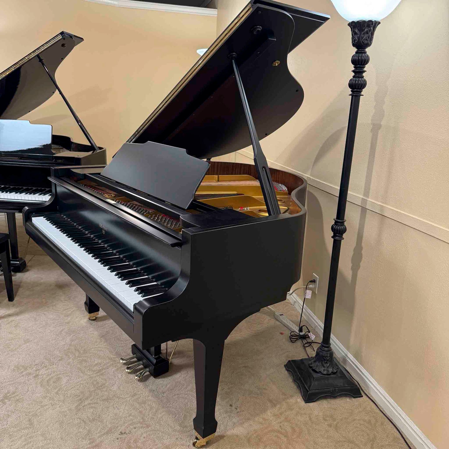 1991 Weber WG-50 4'11" Satin Black Baby Grand Piano