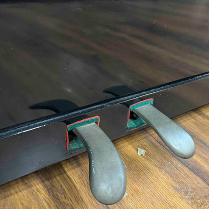 CURRENT SHOP WORK - 1909 Friedrich Prein 51.5" Polished Black Commissioned Upright Piano